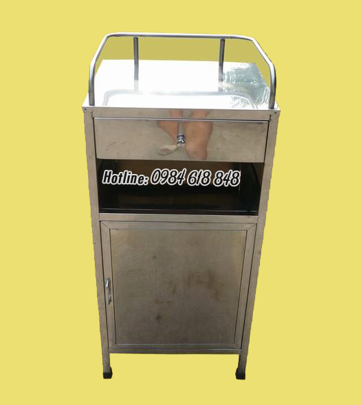 Tủ đầu giường Inox - model:is 855